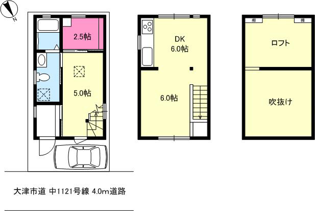 際川3丁目 中古一戸建て間取図