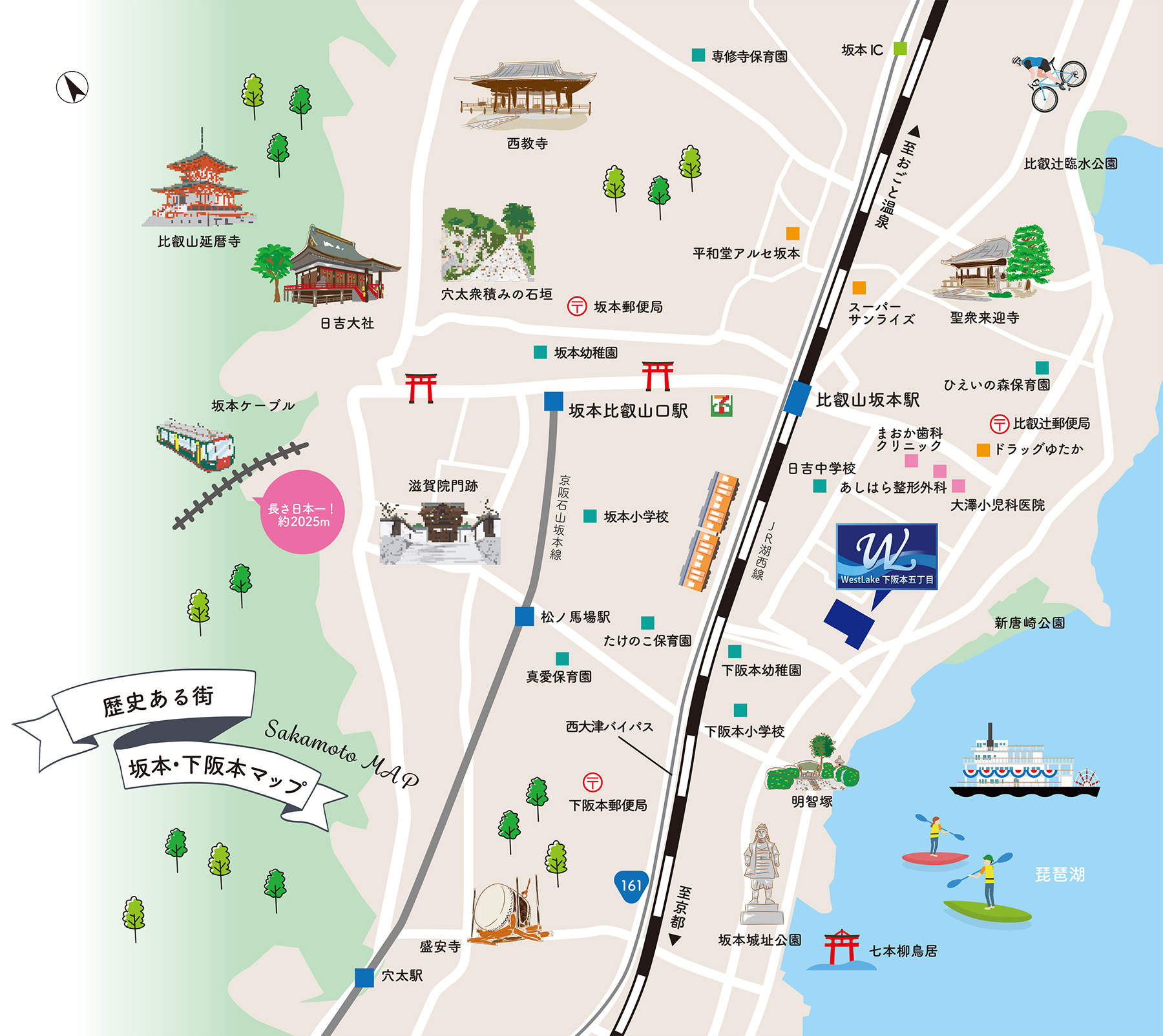 ウエストレイク下阪本5丁目 Ⅰ期 20区画 地図